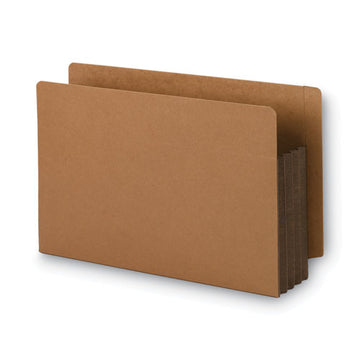 Smead® Redrope Drop-front End Tab File Pockets With Fully Lined Colored Gussets, 3.5" Exp, Legal Size, Redrope-dark Brown, 10-box freeshipping - TVN Wholesale